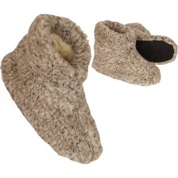 Dámské pantofle Papuče Pánské vlněné teplé bačkory z přírodní vlny, oteplovače 36-46
