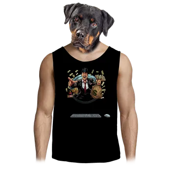 Pánské tílko Bastard B17: Mafia pánské tílko Black