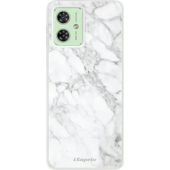 Pouzdro na mobilní telefon Silikonový obal iSaprio - Motorola Moto G54 5G - SilverMarble 14 (Silikonový obal, kryt a pouzdro iSaprio - Motorola Moto G54 5G - SilverMarble 14 - stylová ochrana telefonu, pružný TPU materiál, odolný UV potisk, česká výroba)
