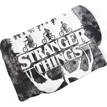 deka Sablio Deka Stranger Things White - 150x120 cm