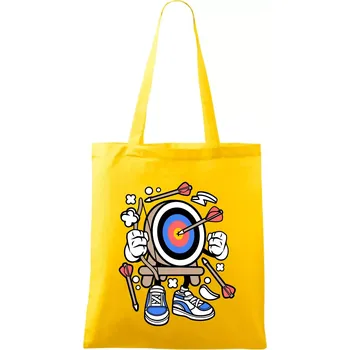 Lukostřelba komiks - Taška bavlněná - 42 x 38 cm ( Žlutá )