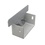 Alca Koncovka drenážního žlabu 100 mm, nerez ADZ-P012