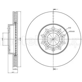 Brzdový kotouč Brzdový kotouč CIFAM (800-734C)