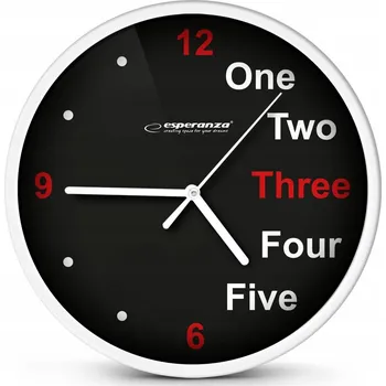 Hodiny ESPERANZA HODINY NÁSTĚNNÉ PRAGUE BÍLÉ