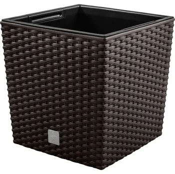 Květináč Květináč plast béžový Prosperplast 22,3 cm x 22,3 x 22,8 cm