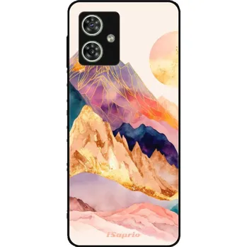 Pouzdro na mobilní telefon Lesklý kryt iSaprio pro Motorola Moto G54 5G - Abstract Mountains (Lesklý obal, elegantní kryt a pouzdro iSaprio Exclusive na mobil Motorola Moto G54 5G - Abstract Mountains - luxusní vzhled, pružné boky z TPU, kompletní ochrana hran a fotoaparátu, česká)