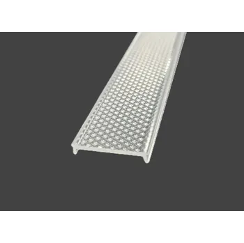 LED osvětlení Ledshopik Difuzor ALPI SUSPEND čirý mikroprizmatický | UGR-19 | - Difuzor SUSPEND čirý mikroprizmatický - 1m