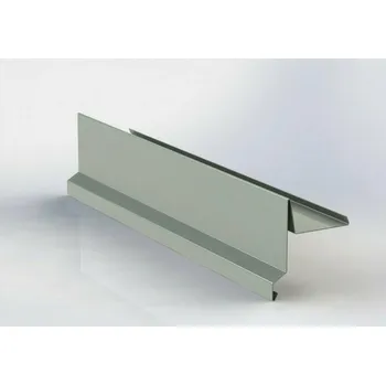 Závětrná lišta klasik s okapnicí r.š.250mm pozinkovaná FeZn dl.2m