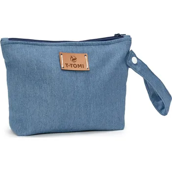Kosmetická taška T-TOMI Small Baggie Washed DENIM