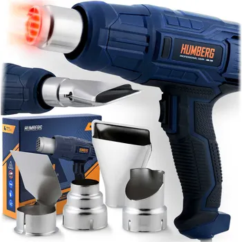 Horkovzdušná pistole HORKOVZDUŠNÁ PISTOLE DVA RYCHLOSTNÍ STUPNĚ 2000 W 4 TRYSKY HUMBERG