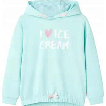 Chlapecká mikina Dětská mikina s kapucí, modrá, velikost 116