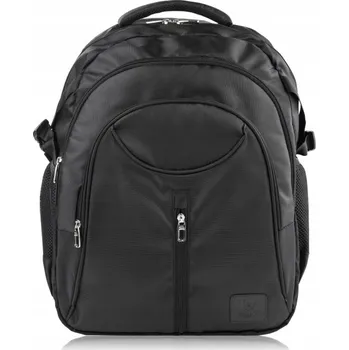 Městský batoh BATOH VODOTĚSNÝ ČERNÝ, PROSTORNÝ PRO PRÁCI PAOLO PERUZZI T-103-BL