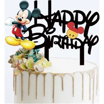 Zápich do dortu Mickye Happy Birthday - Cakesicq