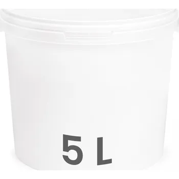 Dóza na potraviny Kbelík s víkem 5 L plastový GARRONDA Atest, bílý