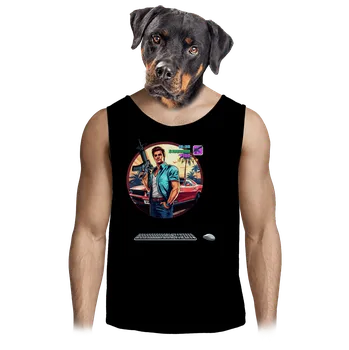 Pánské tílko Bastard B17: GTA pánské tílko Black