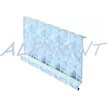 Závětrná lišta podvlečná r.š.167mm AluZinek dl.2m