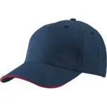 Myrtle beach Unisex kšiltovka MB6526 Navy-Red one size