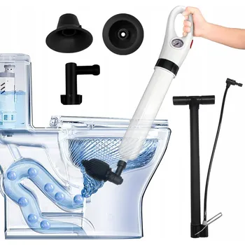 Vysokotlaký čistič PISTOLE PRO K ZPRŮCHODNĚNÍ POTRUBÍ TLAKOVÝ NÁSTROJ SYFONŮ KRTEK WC DŘEZU SILNÁ PISTOLE