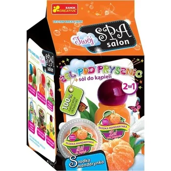 První čtění Zrób to sam – Żel pod prysznic & sól do kąpieli. Słodka mandarynka., Ranok-Creative