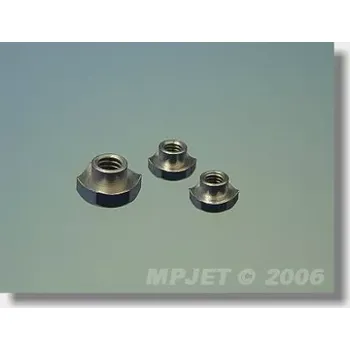 RC náhradní díl MP Jet 1034 Matice s ozuby M3, 4ks