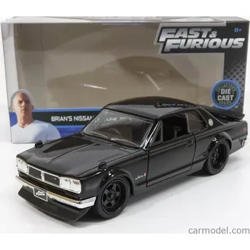 autíčko Jada Nissan Brian's Skyline 2000 Gt-r 1973 - Brian O'conner - Fast & Furious Vi (2013) 1:32 Black