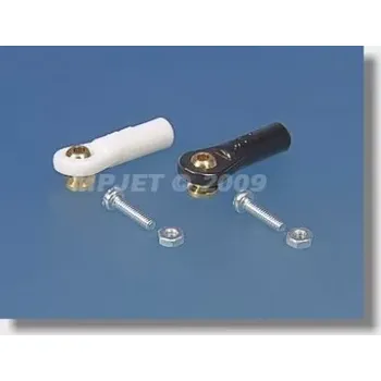 RC model MP Jet 2432 Kulový čep V1, pr.5, M2,5/2 krátký, 2ks