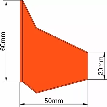 RC model ostatní Klima Stabilizátor typ 4 oranžový
