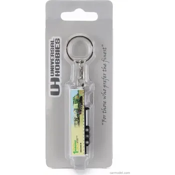 autíčko Universal hobbies Trailer Portachiavi - Keyring Rimorchio Telonato Krone Big-pack For Truck - Cm. 5.8 1:250 Žlutá Zelená