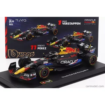 autíčko Kovový model vozu Red Bull RB19 - Sergio Perez (2023), VC USA, 1:43 BBurago