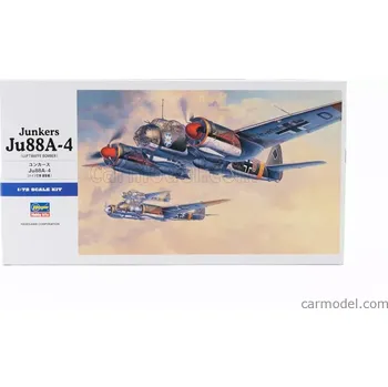 Plastikový model Hasegawa Junkers Ju-88a-4 Military Airplane 1942 1:72 /