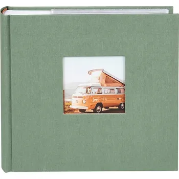 Fotoalbum Kapesní album na 200 fotografií 10x15 cm, Bella Vista, pastelově zelené