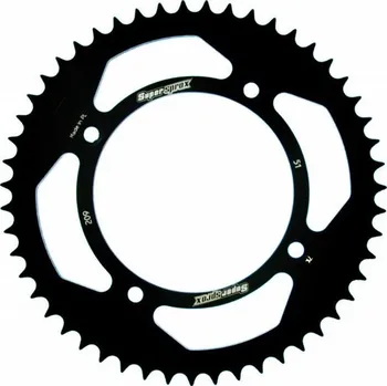 Řetězová sada pro motocykl Řetězová rozeta SUPERSPROX RFE-209:51-BLK černý 51 zubů, 420