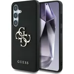 Pouzdro Guess Grained Big 4G Logo Small Classic Logo pro Samsung Galaxy S25 černé