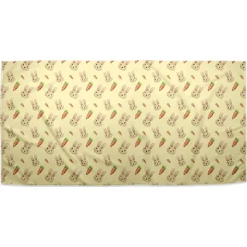 Sablio Ručník Zajíček s mrkví - 30x50 cm