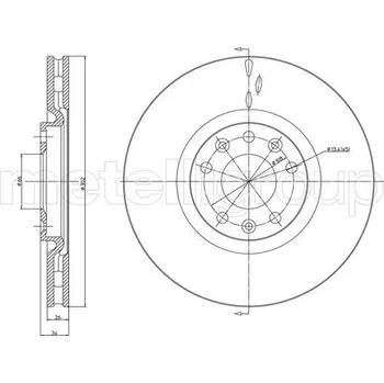 Brzdový kotouč Brzdový kotouč CIFAM (800-1280C)