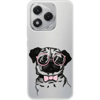 Pouzdro na mobilní telefon Silikonový obal iSaprio - Honor 400 Lite - The Pug (Silikonový obal, kryt a pouzdro iSaprio - Honor 400 Lite - The Pug - stylová ochrana telefonu, pružný TPU materiál, odolný UV potisk, česká výroba)