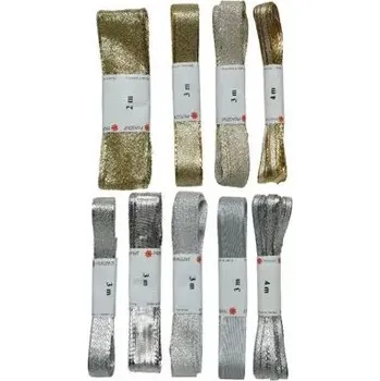 Stuha STUHA POLYESTER 3M ŠEDÝ VZOR 5 290