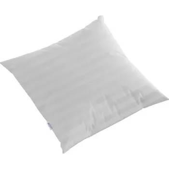 Povlečení Povlak saténový proužek 45x60cm šedý Zapínání: hotelový uzávěr