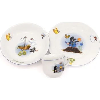 dětská jídelní sada Dětská jídelní souprava, Krteček a loďka