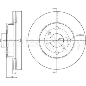 Brzdový kotouč Brzdový kotouč CIFAM (800-552C)