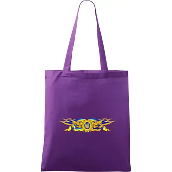 Ukrajina státní symbol - Taška bavlněná - 42 x 38 cm ( Fialová )