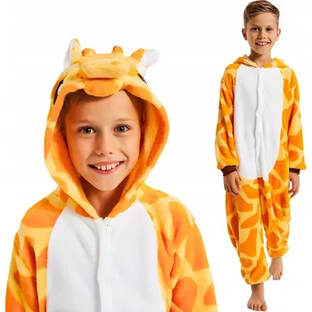 Karnevalový kostým Pyžamo Overal Kigurumi Kostým Žirafa Dětské 95 - 105 cm