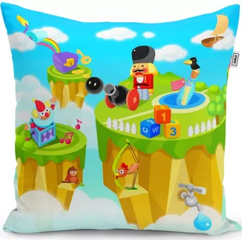 Polštář Sablio Polštář Dětský motiv 2 - 40x40 cm