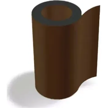 Stavební materiál Svitek r.š.1250mm plech pozinkovaný FeZn Lakovaný RAL 8017 hnědá čoko s folií