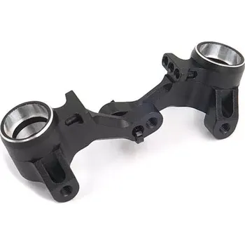 RC náhradní díl Yeah Racing Hliníková přední těhlice černá pro Traxxas Ford GT 4 Tec 2.0