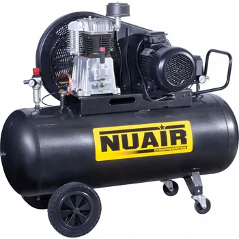 Kompresor Olejový pístový kompresor s převodovkou 200 l, 11 bar, 4 kW, 640 l/min Nuair