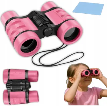 Dalekohled Dětský dalekohled 4x30 růžová
