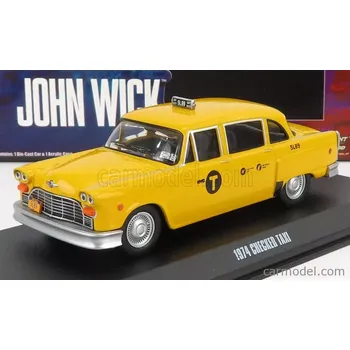 autíčko Greenlight Checker Marathon Taxi 1974 - John Wick Iii Parabellum Movie 1:43 Žlutá