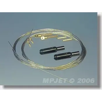 RC model MP Jet 2302 Lanko 0,5mm s koncovkami 2m, 2ks