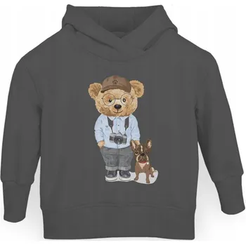 Chlapecká mikina Dětská mikina Steve grafitová Ceba Baby, vel. 80